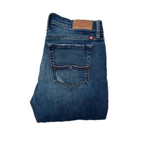 Lucky Brand Stark Sweet N Low Denim Blue Jeans Women's Size 10/30 Long‎ Inseam
